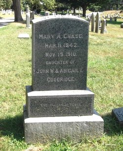 Mary A. <I>Goodridge</I> Chase 