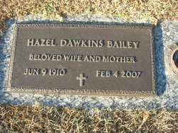 Hazel Ann <I>Dawkins</I> Bailey 