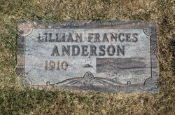 Lillian Frances <I>Hall</I> Anderson 