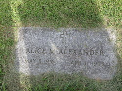 Alice Mary <I>Hardy</I> Alexander 