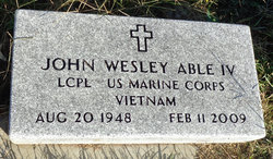 LCpl John Wesley Able IV