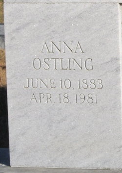 Mrs Anna <I>Ostling</I> Alquist 
