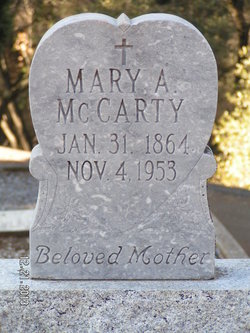 Mary A <I>Werle</I> McCarty 