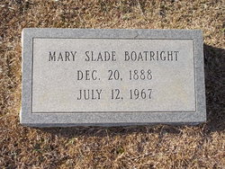 Mary Karen <I>Slade</I> Boatright 