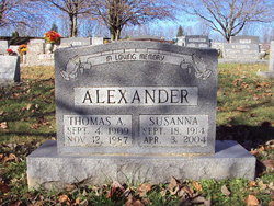Anna Susanna <I>Donald</I> Alexander 