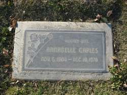 Annabelle <I>Grover</I> Caples 