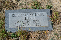 Bessie Lee <I>Breeding</I> Billings 