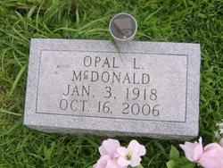 Opal Lucille <I>Jackson</I> McDonald 