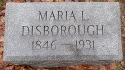 Maria Louisa <I>Smith</I> Disborough 