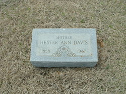 Hester Ann <I>Barnes</I> Davis 