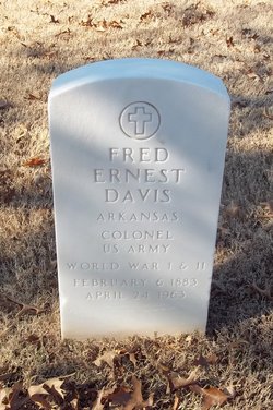 Col Fred Ernest Davis 