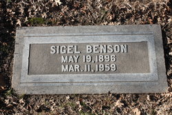 Sigel L Benson 