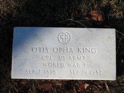 CPL Otis Opha King 