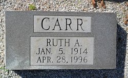 Ruth <I>Armstrong</I> Carr 