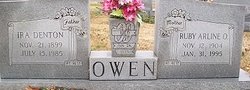 Ruby Arline <I>Owings</I> Owen 