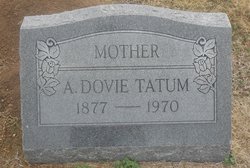A. Dovie <I>Scott</I> Tatum 