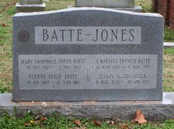 Mary Campbell <I>Jones</I> Batte 
