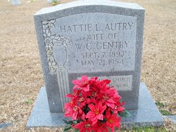 Hattie L Lee <I>Autry</I> Gentry 