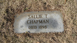 Sarah Ann “Sallie” <I>Thomas</I> Chapman 