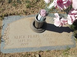 Alice Pearl <I>Auvenshine</I> Solomon 
