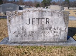 Annie Neal <I>McElwrath</I> Jeter 