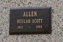 Beulah <I>Scott</I> Allen 