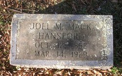 Joel McCalvin “Mack” Hansford 