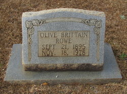 Olive <I>Brittain</I> Rowe 