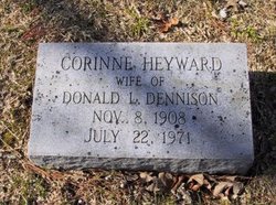 Corinne <I>Heyward</I> Dennison 
