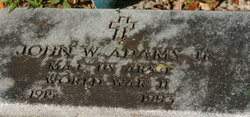 John W Adams Jr.