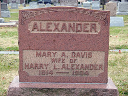 Mary A <I>Davis</I> Alexander 