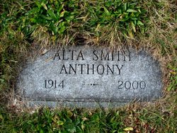 Alta Louise <I>Smith</I> Anthony 