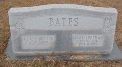 Mary <I>Freeman</I> Bates 
