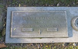 Henry Diedrich “Dusty” Balster 