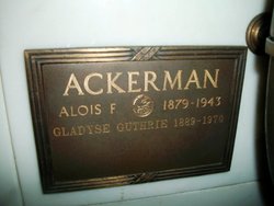 Alois Frederick Ackerman 