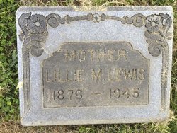 Lillie May <I>Walter</I> Lewis 