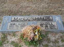 Mary Alice <I>Mayfield</I> MacCormack 