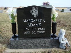 Margaret Anne “Margie” <I>Barnett</I> Adams 