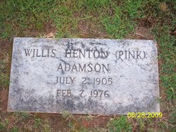 Willis Henton “Pink” Adamson 