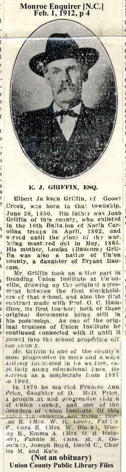 Elbert Jackson “E.J.” Griffin 