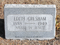 Edith <I>Puckett</I> Gresham 