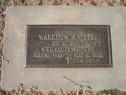 Warren Wayne “Sonny” Ralstin 