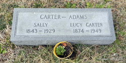Lucy <I>Carter</I> Adams 