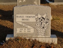 Frances <I>Thompson</I> Brooks 