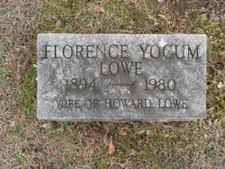Florence S. <I>Yocum</I> Lowe 