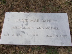Pernie Mae <I>Gentry</I> Danley 
