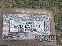 Hazle L. <I>Pittman</I> Hale 