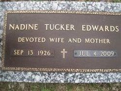 Nadine <I>Tucker</I> Edwards 