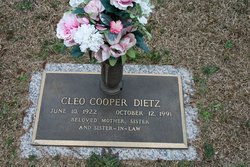Cleo <I>Cooper</I> Dietz 