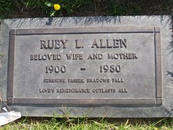 Ruby Alice <I>Lane</I> Allen 